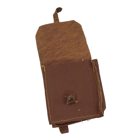 Vintage Mattel Big Jim Camper Backpack Leather Toy Replacement Part - Picture 3 of 6